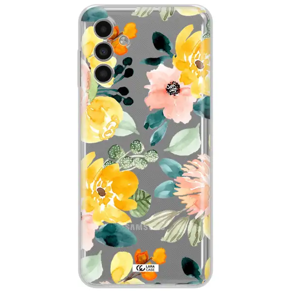 Watercolor Flowers Samsung A13 5G Clear Tpu Case