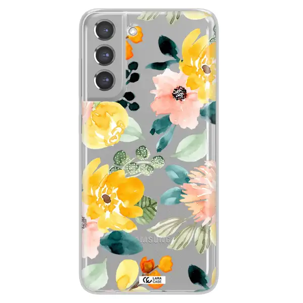 Watercolor Flowers Samsung A21 Fe Clear TPU Case