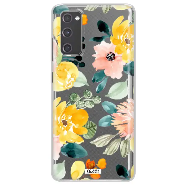 Watercolor Flowers Samsung S20 Fe Clear TPU Case