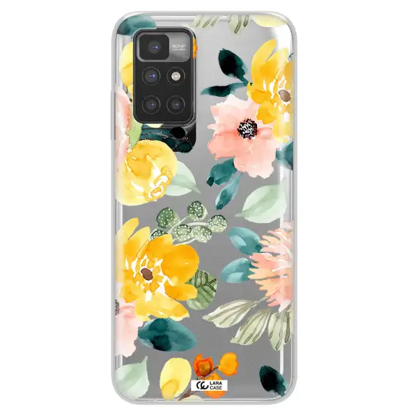 Watercolor Flowers Xiaomi Redmi 10 Clear TPU Case