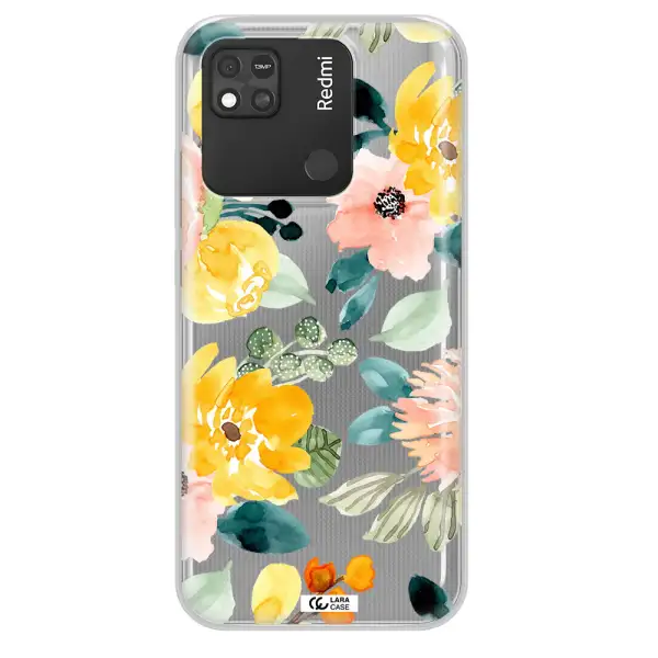 Watercolor Flowers Xiaomi Redmi 10A Clear TPU Case