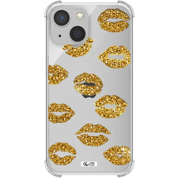 Glitter Lips Apple iPhone 13 Clear PC Case