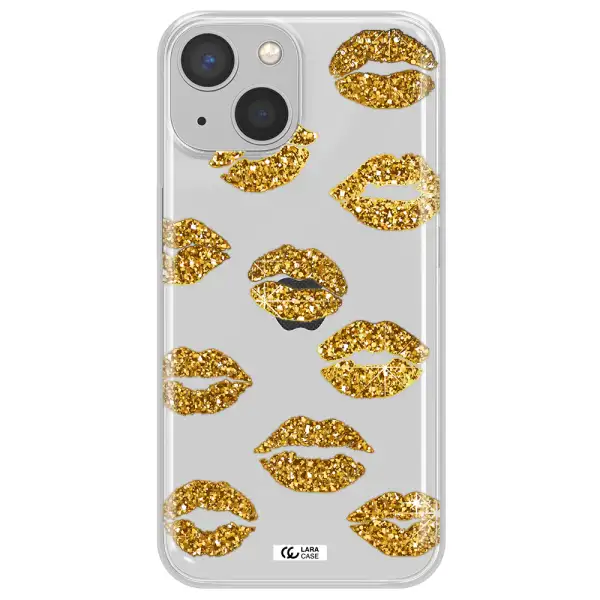 Glitter Lips Apple iPhone 13 Clear TPU Case
