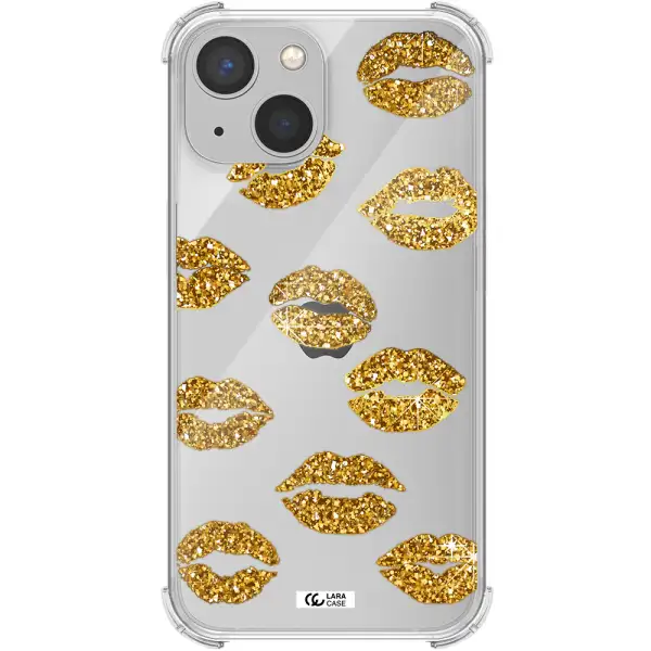 Glitter Lips Apple iPhone 13 mini Clear PC Case