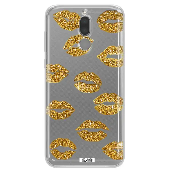 Glitter Lips Huawei Mate 10 Lite Clear TPU Case