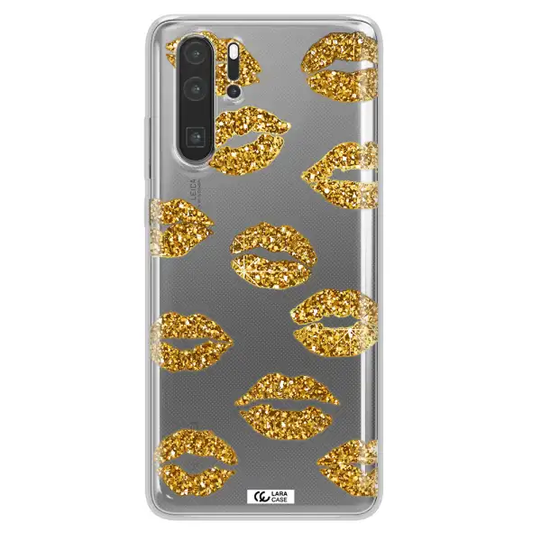 Glitter Lips Huawei P30 Pro Clear TPU Case