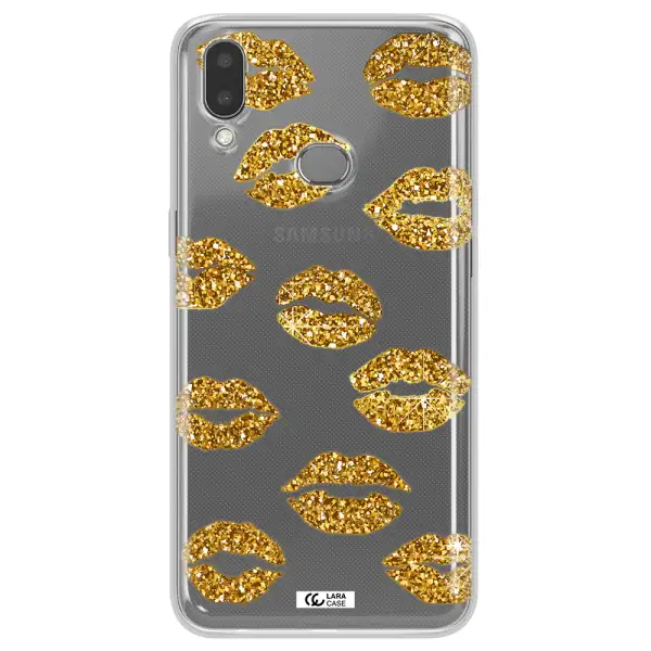 Glitter Lips Samsung A10S Clear TPU Case