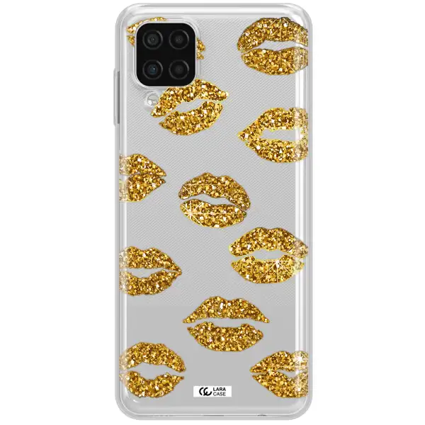 Glitter Lips Samsung A12 4g Clear TPU Case