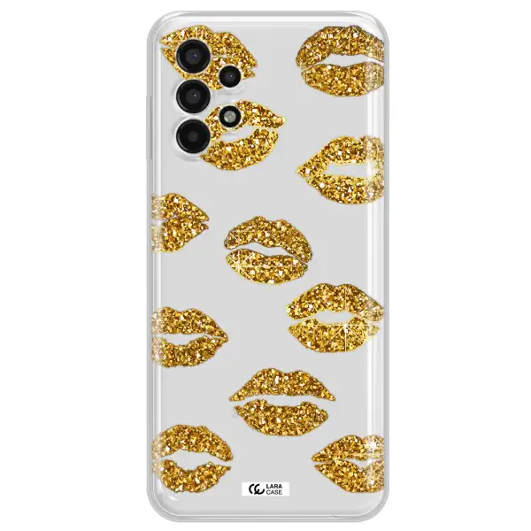 Glitter Lips Samsung A13 4g Clear TPU Case