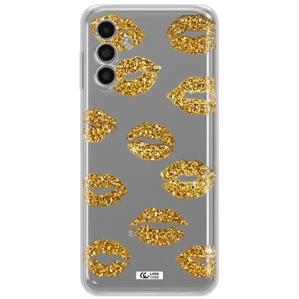 Glitter Lips Samsung A13 5G Clear Tpu Case