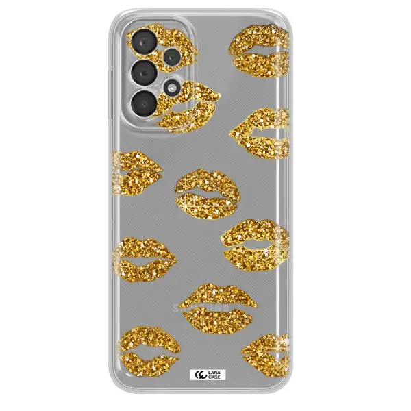 Glitter Lips Samsung A23 5G Clear Tpu Case