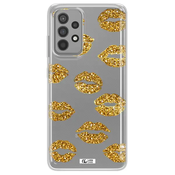 Glitter Lips Samsung A52 Clear TPU Case