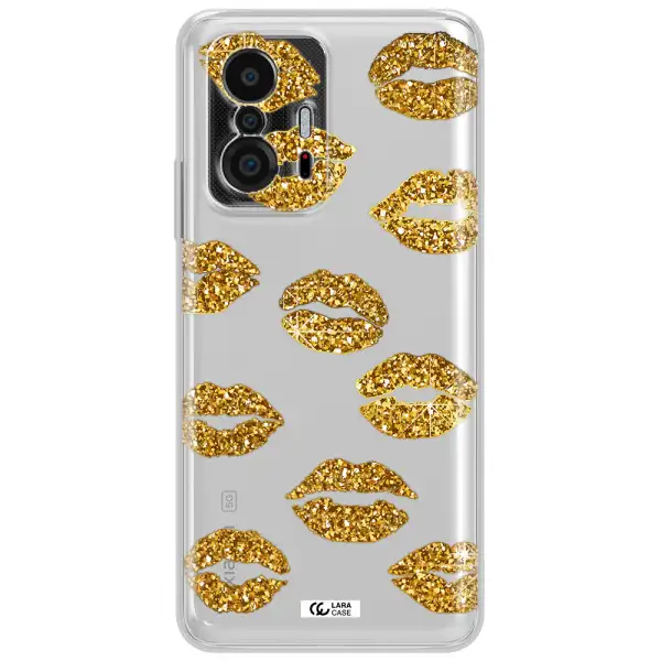 Glitter Lips Xiaomi 11T Clear Tpu Case