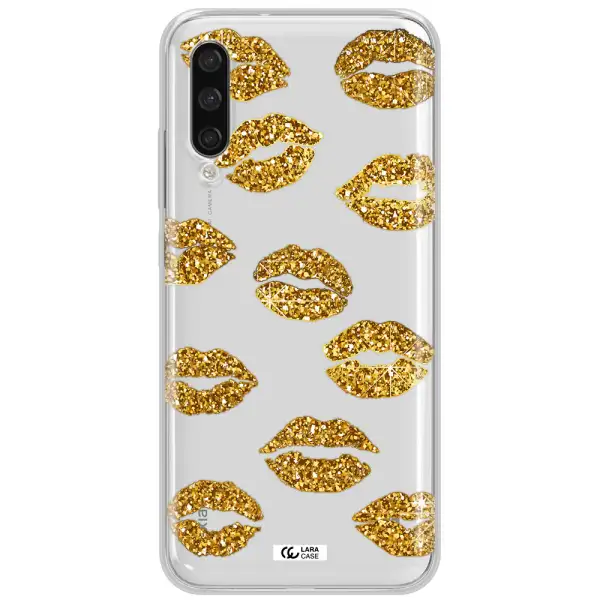 Glitter Lips Xiaomi Mi A3 Clear Tpu Case