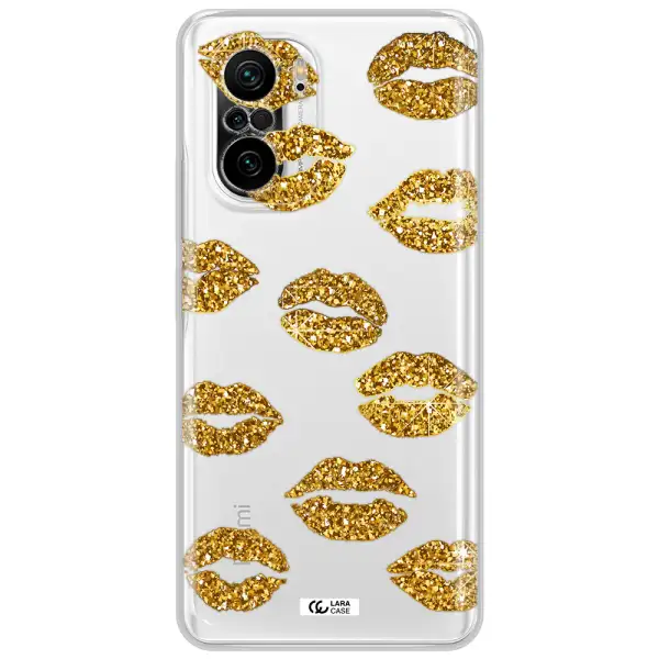 Glitter Lips Xiaomi Poco F3 Clear Tpu Case