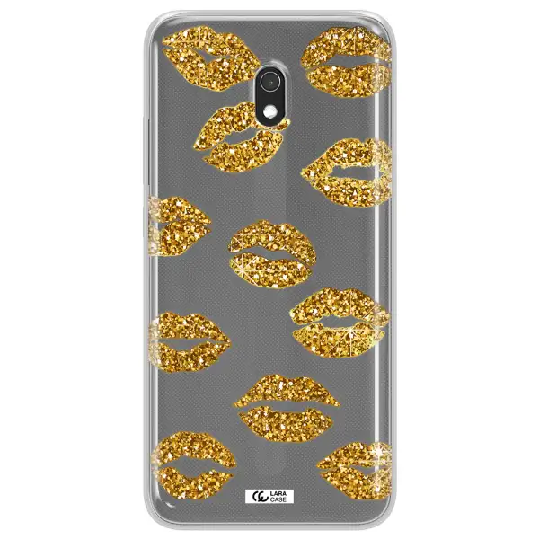 Glitter Lips Xiaomi Redmi 8A Clear TPU Case