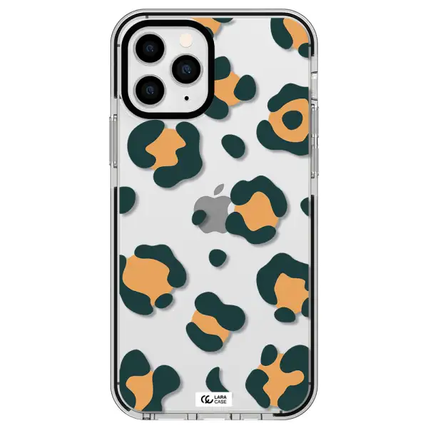 Toon Leopard Apple iPhone 11 pro impact black border Case