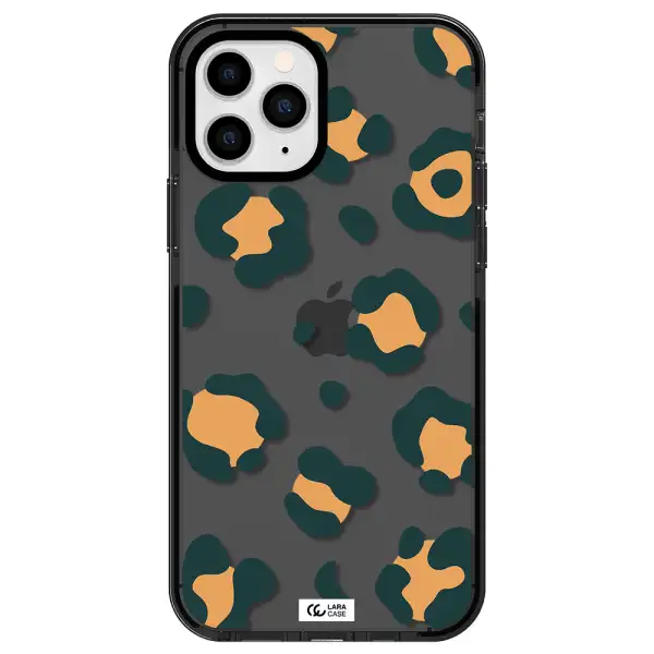 Toon Leopard Apple iPhone 11 pro impact Smoke Black Case