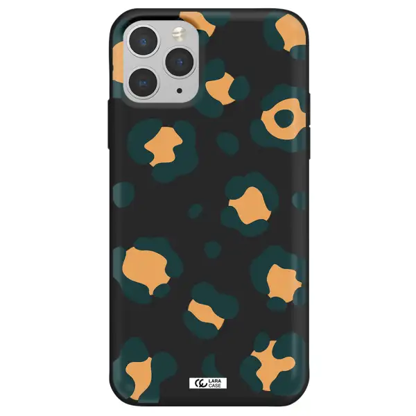 Toon Leopard Apple iPhone 11 pro Silicone black Case