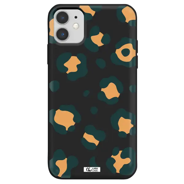 Toon Leopard Apple iPhone 11 Silicone black Case