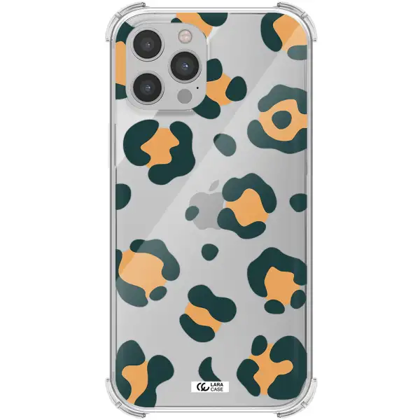 Toon Leopard Apple iPhone 12 pro max Clear PC Case