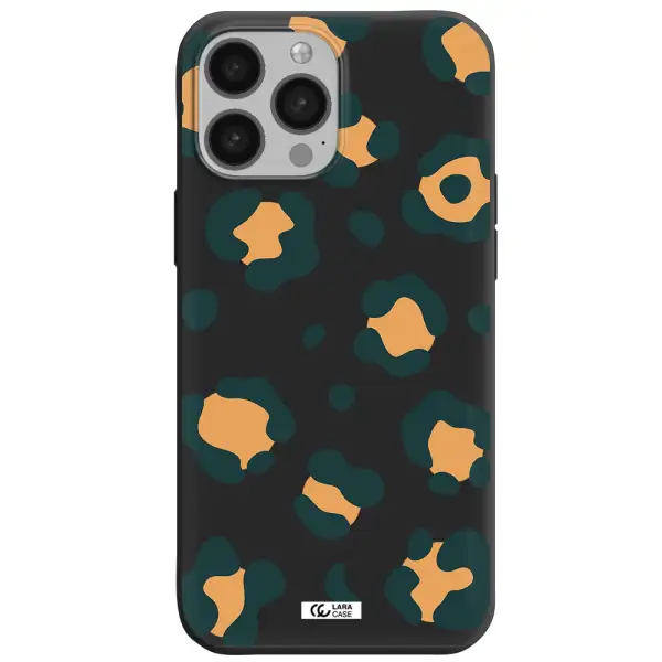 Toon Leopard Apple iPhone 13 Pro Max Silicone black Case