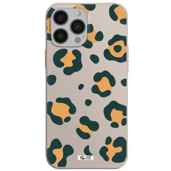 Toon Leopard Apple iPhone 13 Pro Max Silicone Stone Case