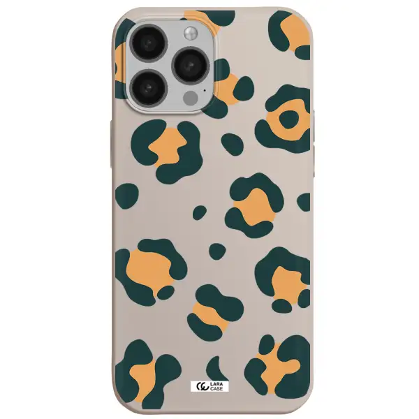 Toon Leopard Apple iPhone 13 Pro Silicone Stone Case