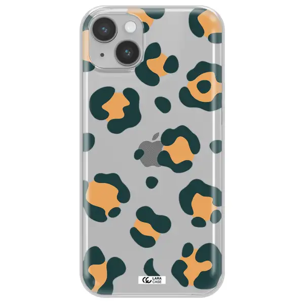 Toon Leopard Apple iPhone 14 Clear TPU Case