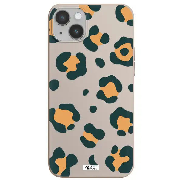 Toon Leopard Apple iPhone 14 plus Silicone Stone Case