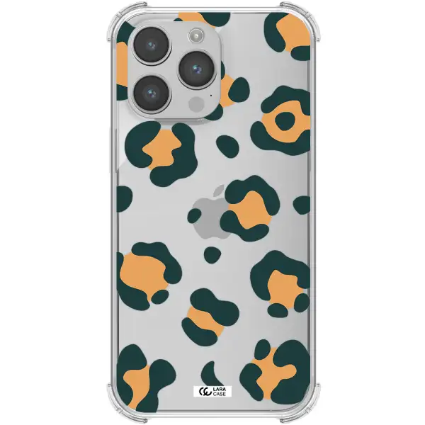 Toon Leopard Apple iPhone 14 pro Clear PC Case
