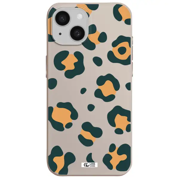 Toon Leopard Apple iPhone 15 Silicone Stone Case