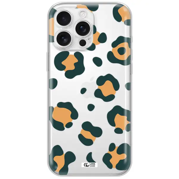 Toon Leopard Apple Iphone 16 Pro Max Clear Tpu Case