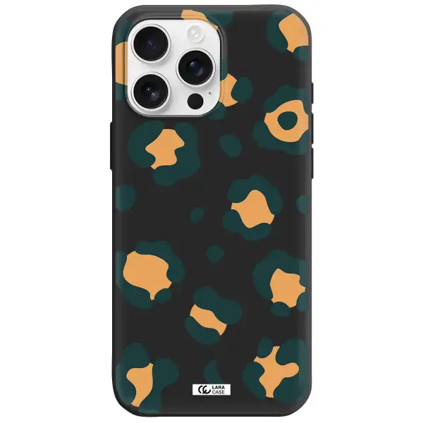 Toon Leopard Apple Iphone 16 Pro Max Silicone Black Case
