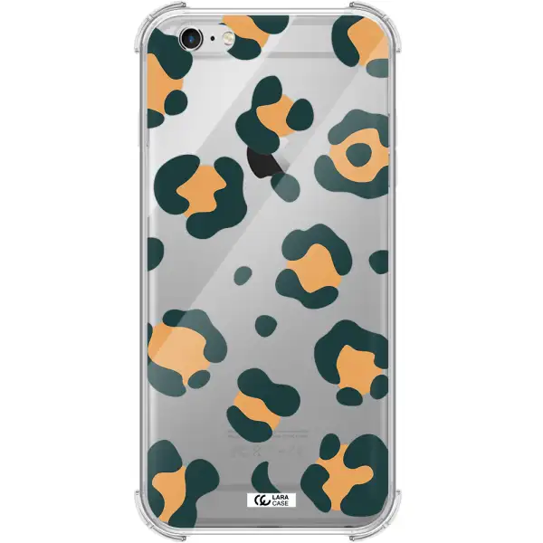 Toon Leopard Apple iPhone 6 s plus Clear PC Case