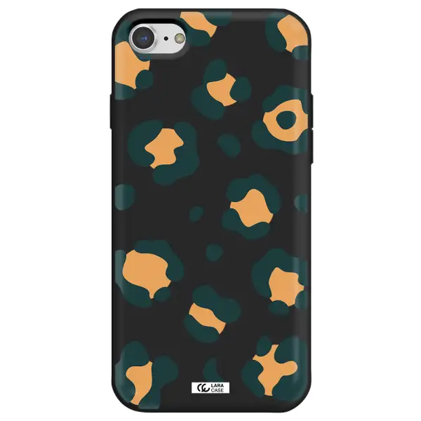 Toon Leopard Apple iPhone 7 Silicone black Case