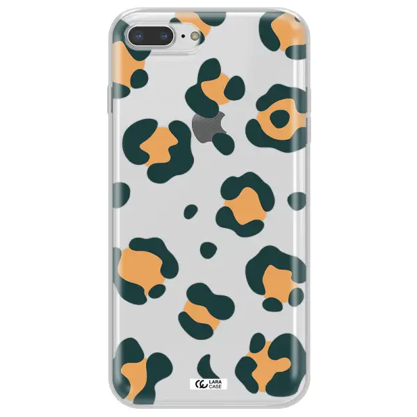 Toon Leopard Apple iPhone 8 plus Clear TPU Case