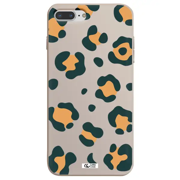 Toon Leopard Apple iPhone 8 plus Silicone Stone Case