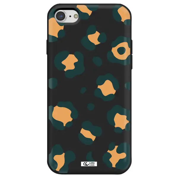 Toon Leopard Apple iPhone 8 Silicone black Case