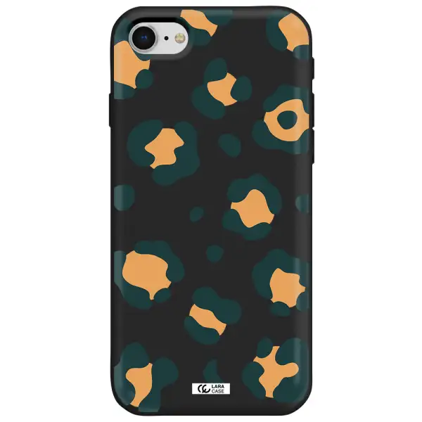 Toon Leopard Apple iPhone se 2020 Silicone black Case