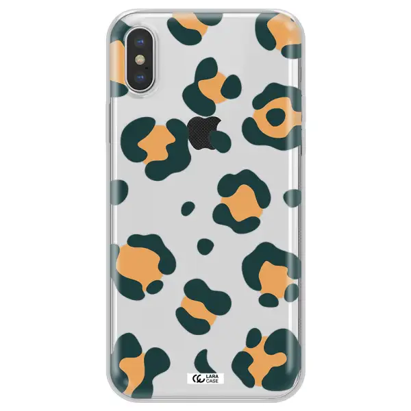 Toon Leopard Apple iPhone XS max Clear TPU Case