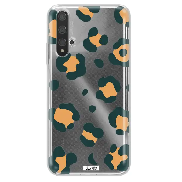 Toon Leopard Huawei Nova 5t Clear TPU Case