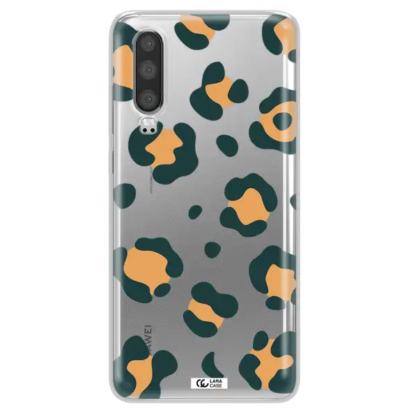 Toon Leopard Huawei P30 Clear TPU Case