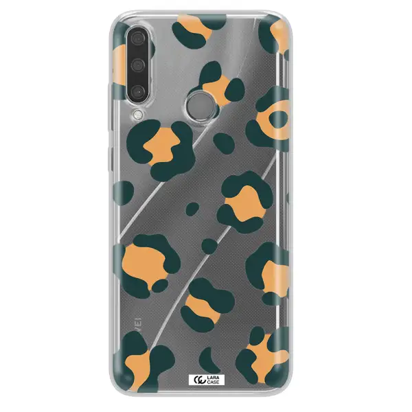 Toon Leopard Huawei Y6P Clear TPU Case