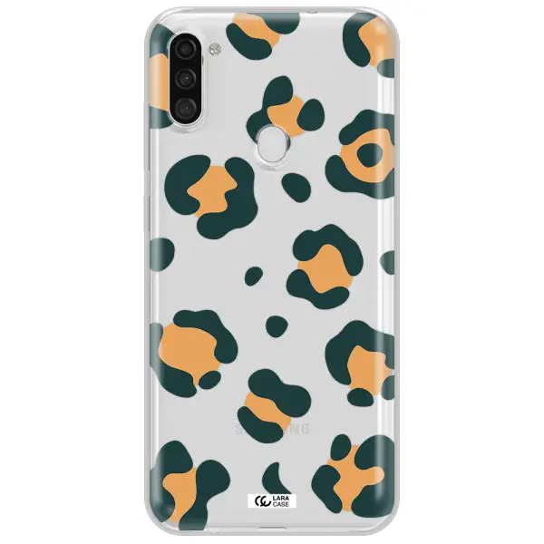 Toon Leopard Samsung A11 Clear TPU Case