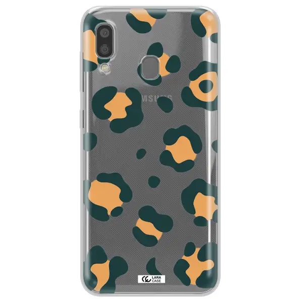 Toon Leopard Samsung A20 Clear TPU Case