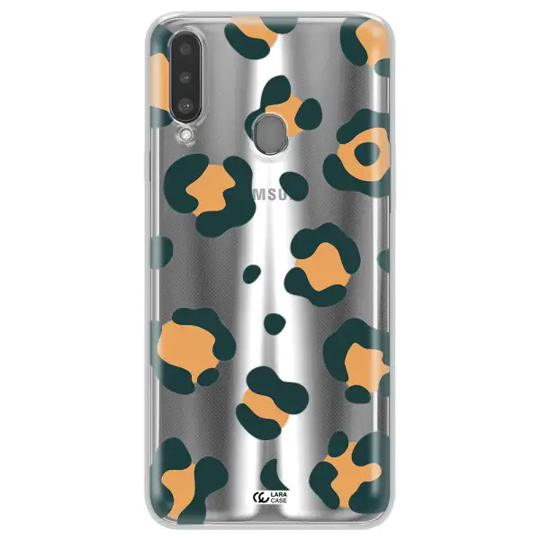 Toon Leopard Samsung A20S Clear TPU Case