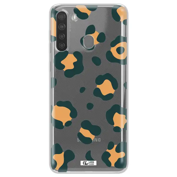 Toon Leopard Samsung A21 Clear TPU Case