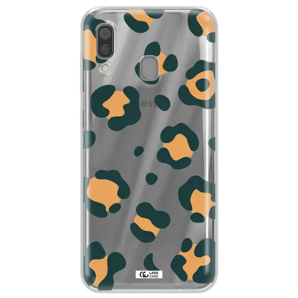 Toon Leopard Samsung A30 Clear TPU Case