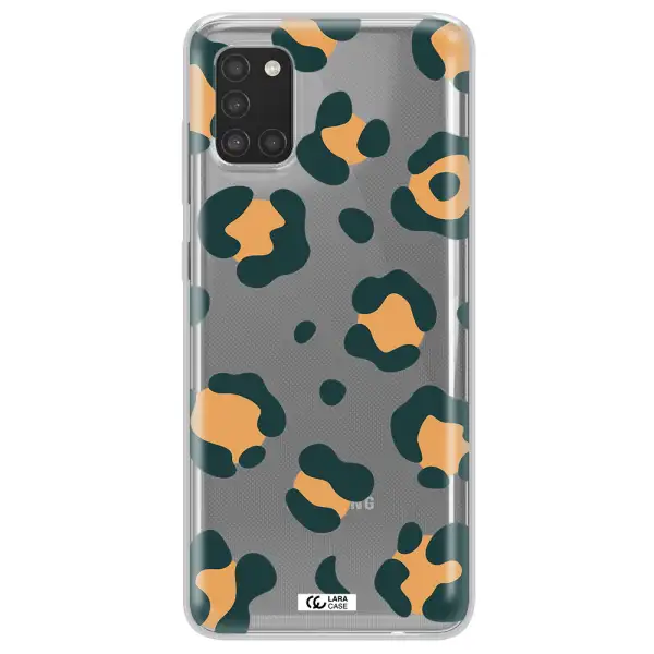 Toon Leopard Samsung A31 Clear TPU Case